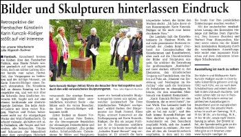 Artikel Rhein Zeitung vom 9.9.2019